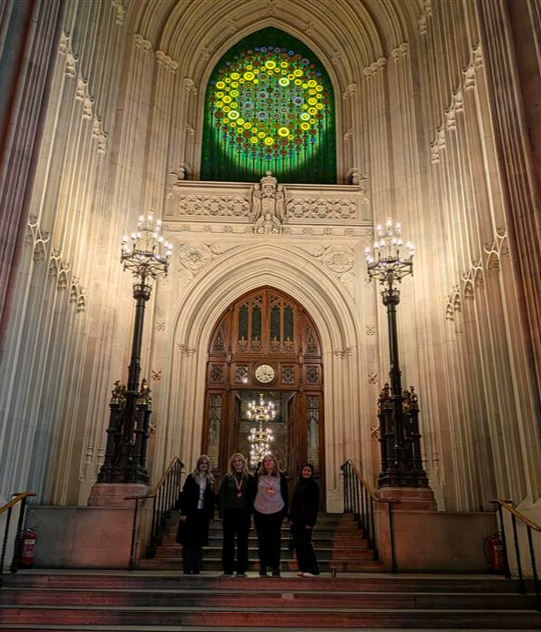CEC Youth Advisory Group pictured at 'New Dawn: Celebrating women's suffrage in Parliament'.